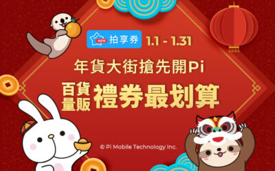 拍享券1月樂回饋 | 年貨大街搶先開拍！最高回饋20%🧨